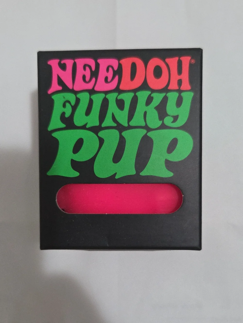 Needoh Funky Pup Neon Pink Toy Brand New In Box